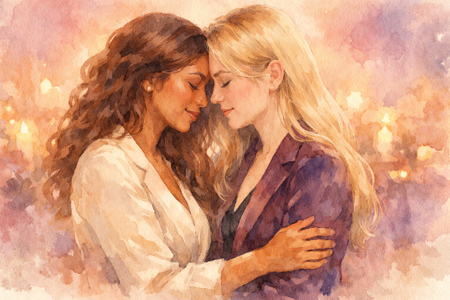 R18レズビアンの抱擁のイメージ