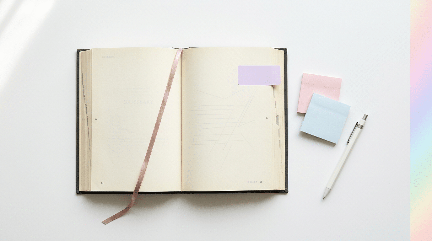 レズビアン用語をやさしく解説する用語集のイメージ（文字なしアイキャッチ）