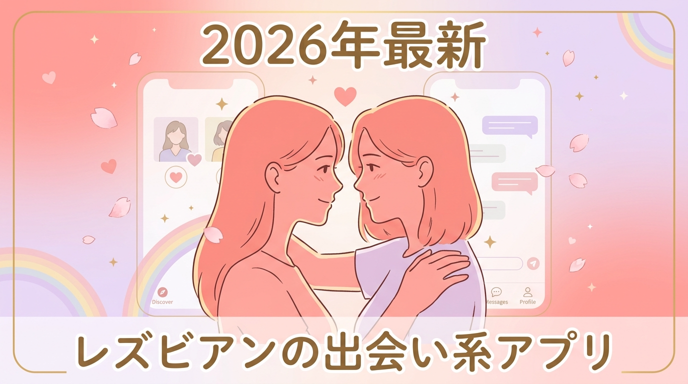 レズビアン向けマッチングアプリ比較表
